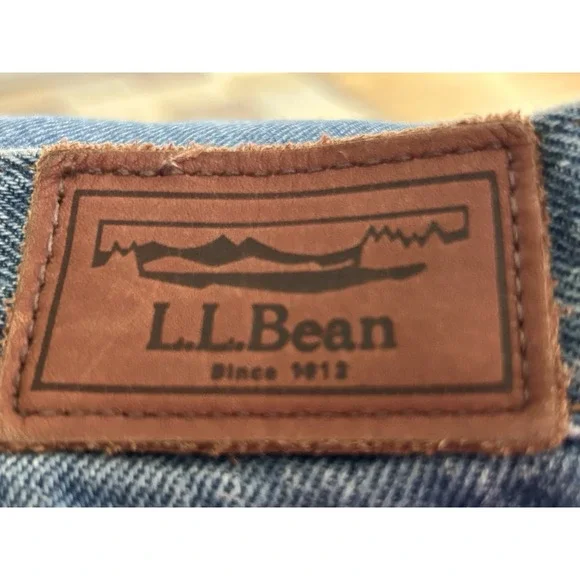 Men's LL Bean Classic Fit Flannel Lined Jeans Size 34x30 - Picture 7 of 9